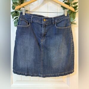 🔶 Croft &‎ Barrow Denim Midi Skort